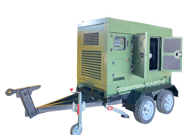 50kw Weichai Rui Power silent diesel generator set high-speed mobile trailer