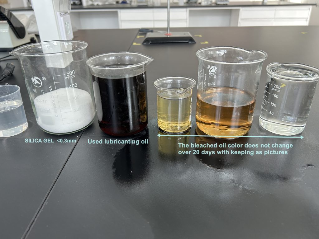 lubricanting oil decolor