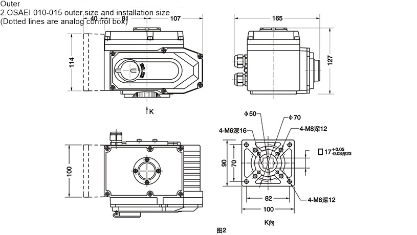 OSAEI electric valve OSA EI010-015