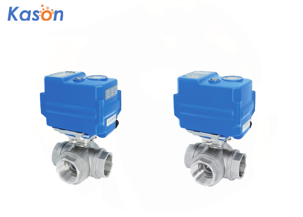 OSAWQ91415 Common smart horizontal type three ways eletric ball valve